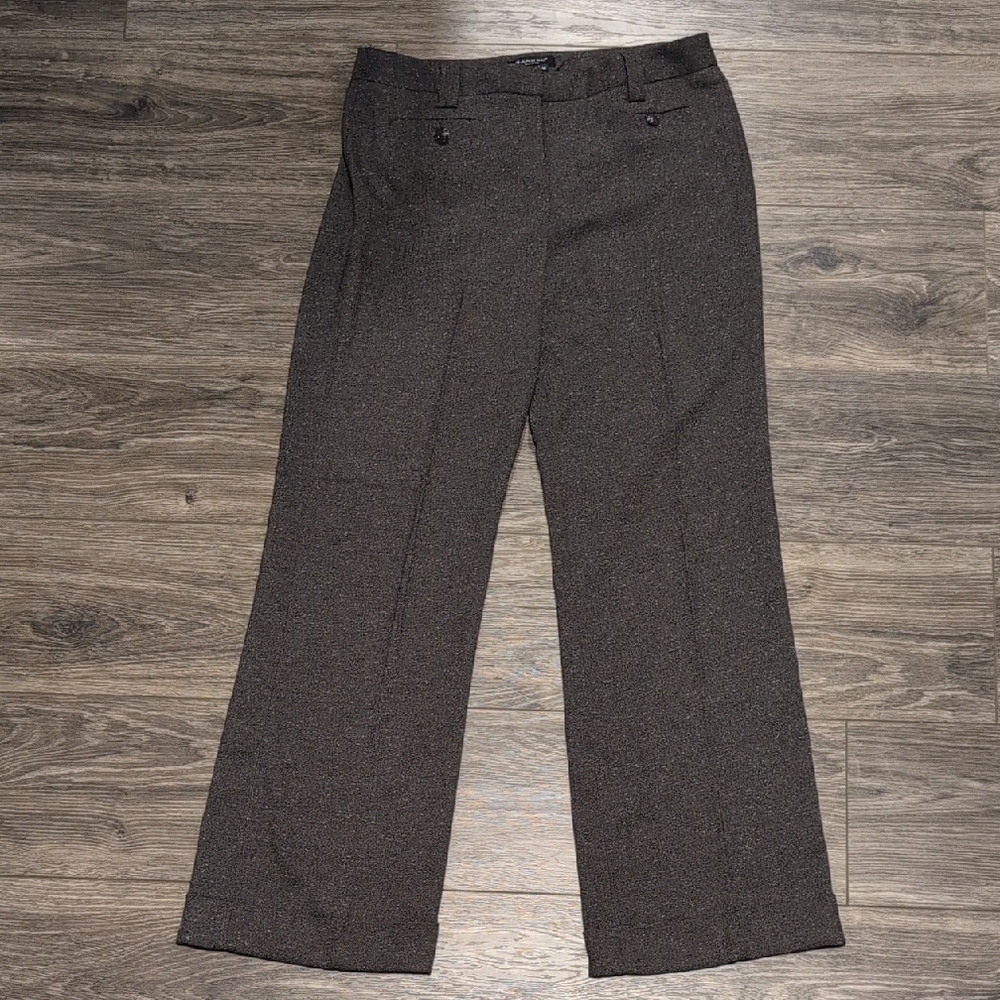 Sandro Dark Brown Herringbone Trousers